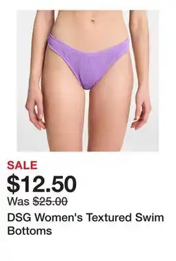 Dick's Sporting Goods DSG Women's Textured Swim Bottoms offer
