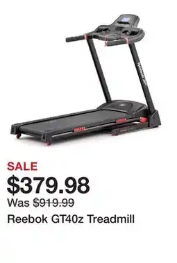 Dick's Sporting Goods Reebok GT40z Treadmill offer