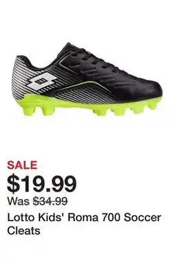 Dick's Sporting Goods Lotto Kids' Roma 700 Soccer Cleats offer