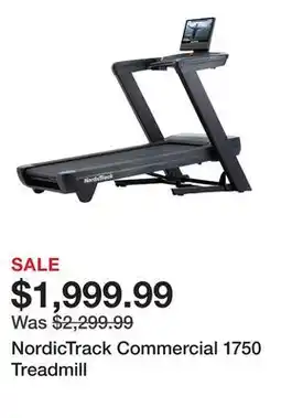 Dick's Sporting Goods NordicTrack Commercial 1750 Treadmill offer