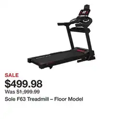 Dick's Sporting Goods Sole F63 Treadmill β Floor Model offer