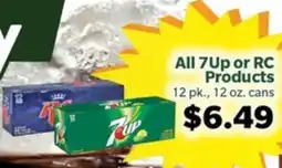 Living Fresh Market All 7Up or RC Products offer