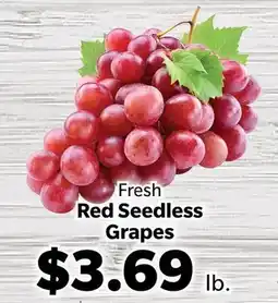 Living Fresh Market Fresh Red Seedless Grapes offer