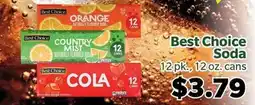 Living Fresh Market Best Choice Soda offer
