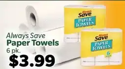 Living Fresh Market Always Save Paper Towels offer