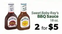 Living Fresh Market Sweet Baby Ray's BBQ Sauce offer