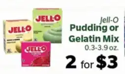 Living Fresh Market Jell-O Pudding or Gelatin Mix offer