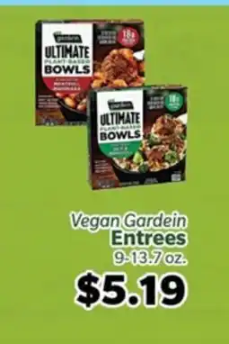 Living Fresh Market Vegan Gardein Entrees offer
