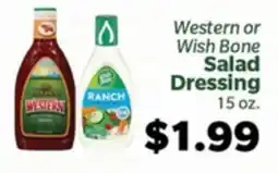 Living Fresh Market Western or Wish Bone Salad Dressing offer