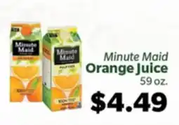 Living Fresh Market Minute Maid Orange Juice offer
