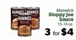 Living Fresh Market Manwich Sloppy Joe Sauce offer