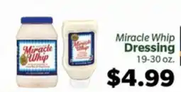 Living Fresh Market Miracle Whip Dressing offer