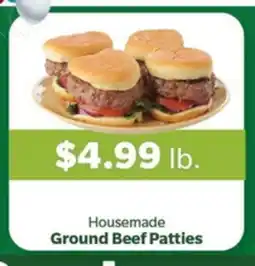 Living Fresh Market Housemade Ground Beef Patties offer