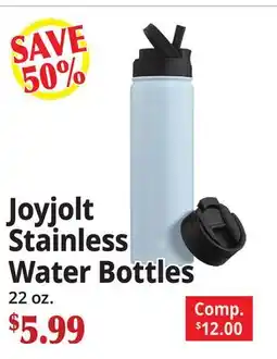 Ocean State Job Lot Joyjolt Stainless Water Bottles offer