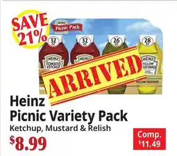 Ocean State Job Lot Heinz Picnic Variety Pack offer