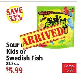 Ocean State Job Lot Sour Patch Kids or Swedish Fish offer