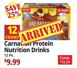Ocean State Job Lot Carnation Protein Nutrition Drinks offer
