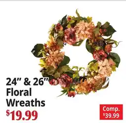 Ocean State Job Lot 24 & 26 Floral Wreaths offer