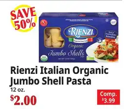 Ocean State Job Lot Italian Organic Jumbo Shell Pasta offer