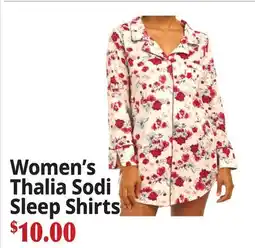 Ocean State Job Lot Women's Thalia Sodi Sleep Shirts offer