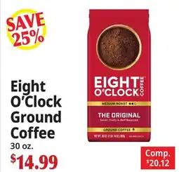 Ocean State Job Lot Eight O'Clock Ground Coffee offer