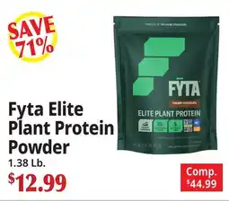 Ocean State Job Lot Fyta Elite Plant Protein Powder offer