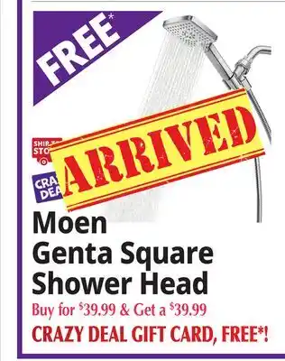 Ocean State Job Lot Moen Genta Square Shower Head offer