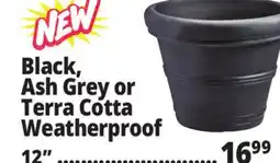 Ocean State Job Lot Black, Ash Grey or Terra Cotta Weatherproof offer