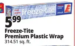 Ocean State Job Lot Freeze-Tite Premium Plastic Wrap offer