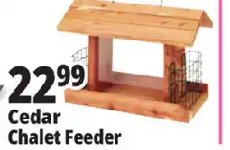 Ocean State Job Lot Cedar Chalet Feeder offer