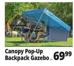 Ocean State Job Lot Canopy Pop-Up Backpack Gazebo offer