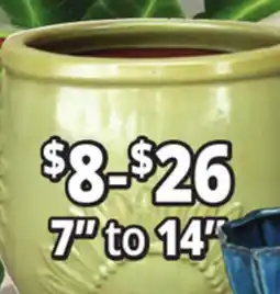 Ocean State Job Lot Outdoor Glazed Ceramic Planters offer