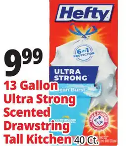 Ocean State Job Lot 13 Gallon Ultra Strong Scented Drawstring Tall Kitchen offer