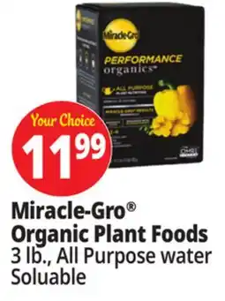 Ocean State Job Lot Miracle-Gro Organic Plant Foods offer