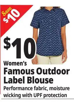 Ocean State Job Lot Women's Famous Outdoor Label Blouse offer