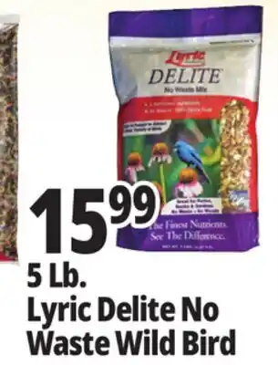 Ocean State Job Lot 5 Lb. Lyric Delite No Waste Wild Bird offer