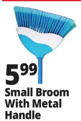 Ocean State Job Lot Small Broom With Metal Handle offer