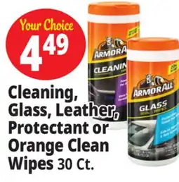 Ocean State Job Lot Cleaning, Glass, Leather, Protectant or Orange Clean Wipes offer