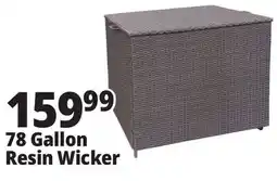 Ocean State Job Lot 78 Gallon Resin Wicker offer
