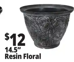 Ocean State Job Lot 14.5 Resin Floral offer