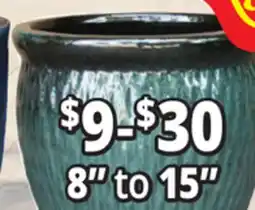 Ocean State Job Lot Outdoor Glazed Ceramic Planter offer