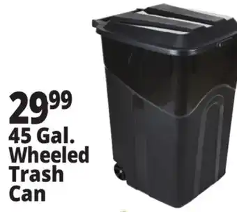 Ocean State Job Lot 45 Gal. Wheeled Trash Can offer