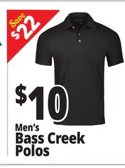 Ocean State Job Lot Men's Bass Creek Polos offer