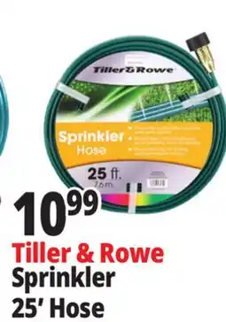 Ocean State Job Lot Tiller & Rowe Sprinkler 25' Hose offer