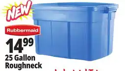 Ocean State Job Lot Rubbermaid 25 Gallon Roughneck offer
