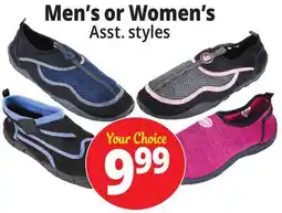 Ocean State Job Lot Men's or Women's Water Shoes offer