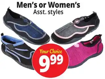 Ocean State Job Lot Men's or Women's Water Shoes offer