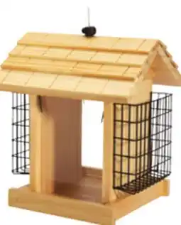 Ocean State Job Lot Rustic Chalet with 2 Suet Cages offer