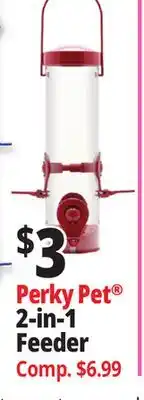 Ocean State Job Lot Perky Pet 2-in-1 Feeder offer