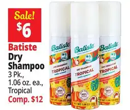 Ocean State Job Lot Batiste Dry Shampoo offer